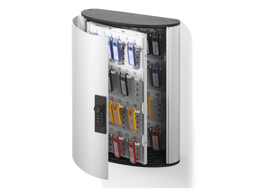 Sleutelkast Durable Key Box 48 sleutels met cijferslot metaal-zilver