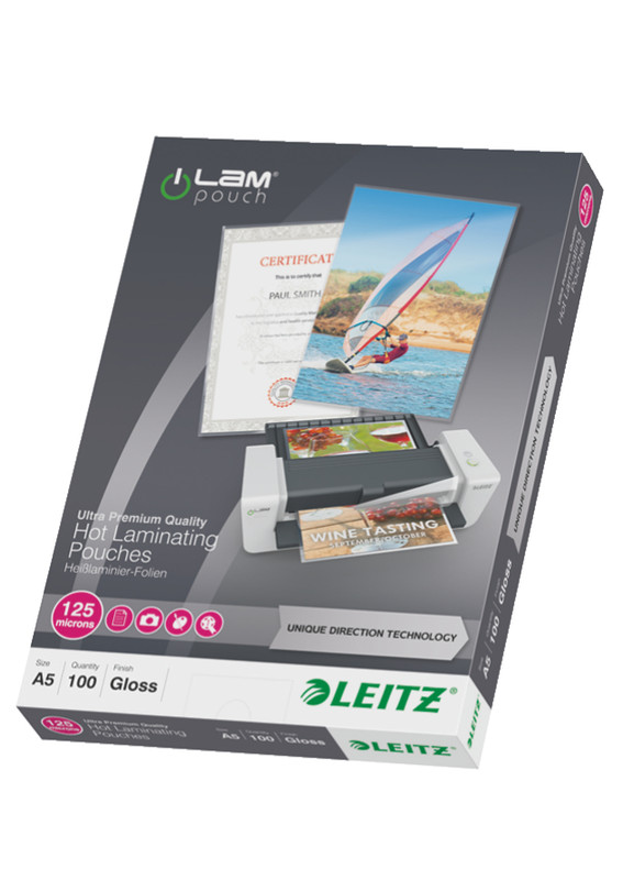 Lamineerhoes Leitz iLam UDT A5 125 micron glanzend (100)