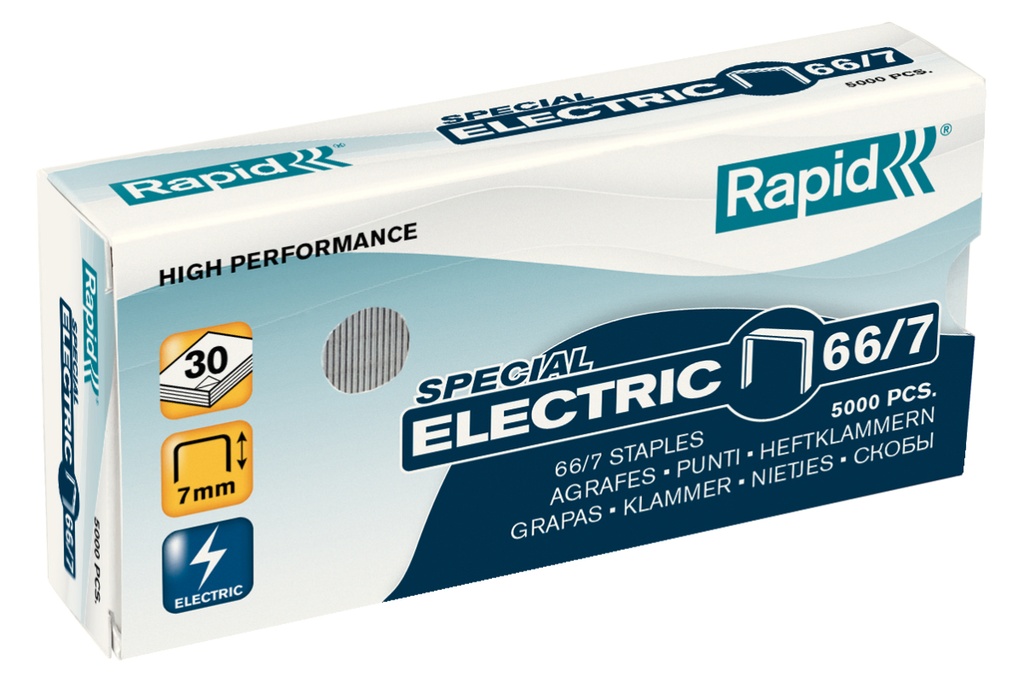 Nietjes Rapid Electric Strong 66/7 gegalvaniseerd (5000)