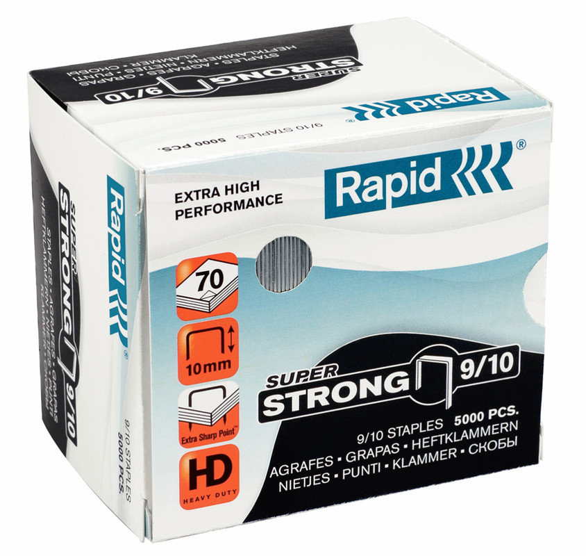 Nietjes Rapid Extra High Performance Super Strong 9/10 gegalvaniseerd (5000)