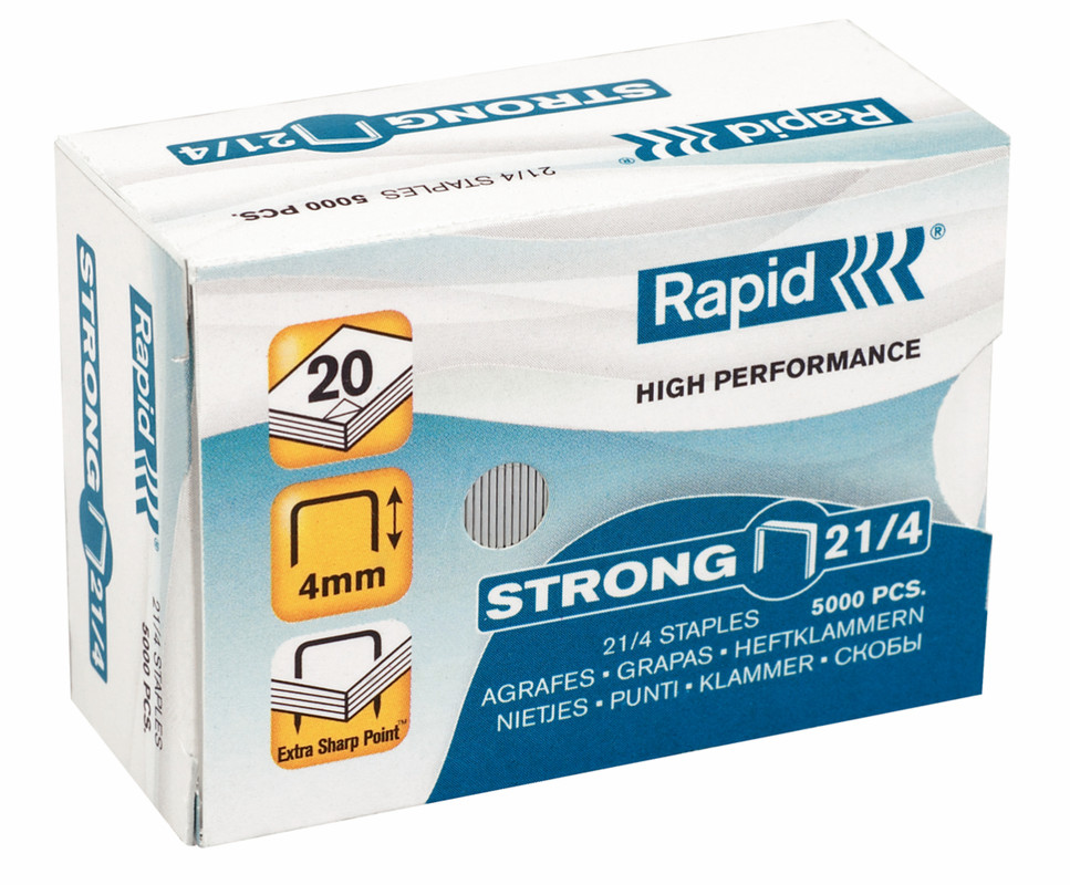 Nietjes Rapid High Performance Strong 21/4 gegalvaniseerd (5000) (2486740)