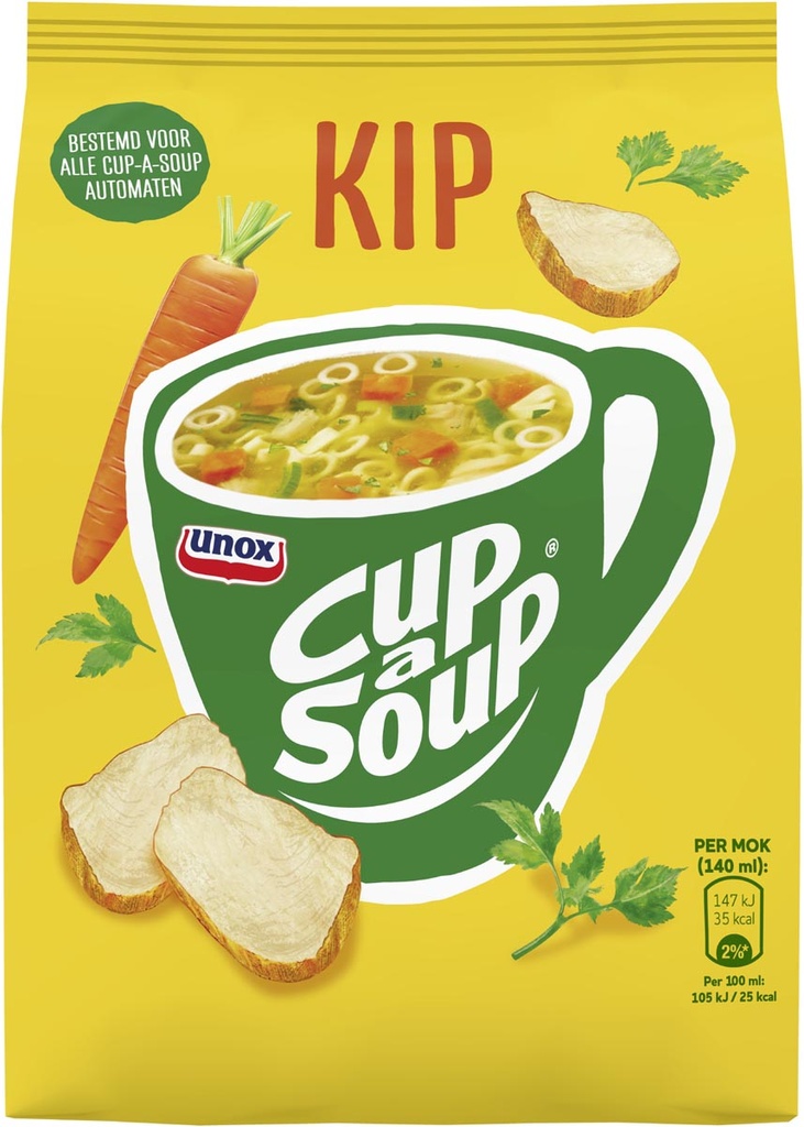 Soep voor automaten Cup-a-Soup vending 140ml 40 porties kip