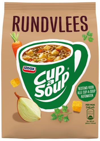 Soep voor automaten Cup-a-Soup vending 140ml 40 porties rundvlees