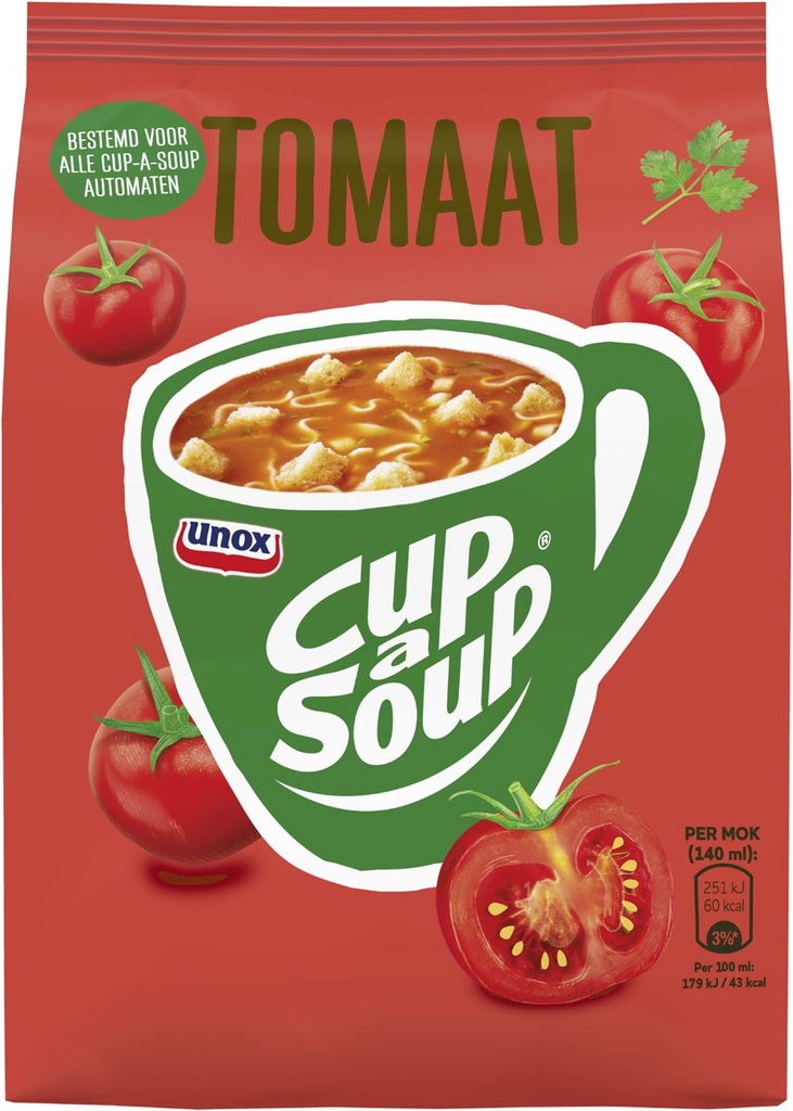 Soep voor automaten Cup-a-Soup vending 140ml 40 porties tomaat