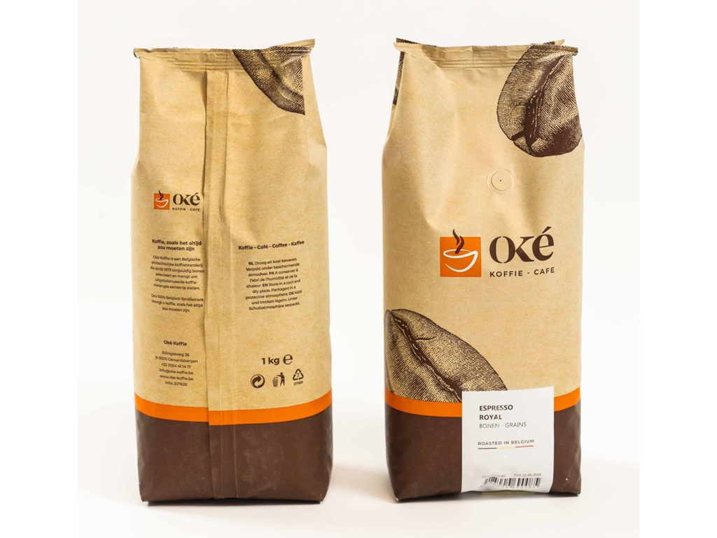 Koffie Oké Koffie Espresso Royal bonen 1kg