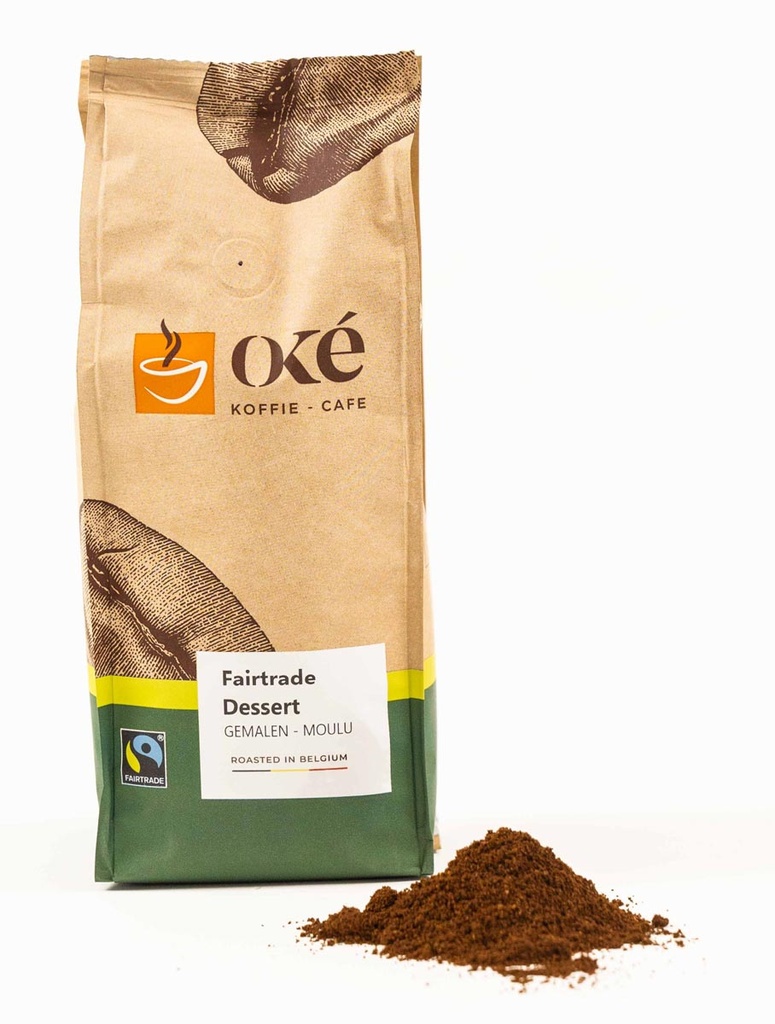 Koffie Oké Fairtrade Dessert gemalen 250g