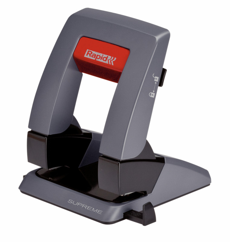 Perforator Rapid Supreme Press Less SP30 2-gaats 30vel zwart (241273)
