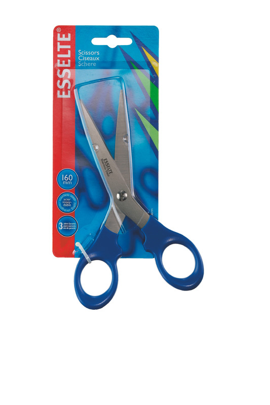 Schaar Esselte 160mm blauw