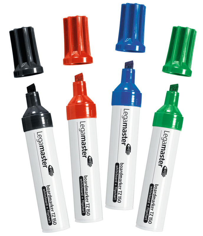 Whiteboardmarker Legamaster TZ150 beitelpunt 2-7mm assorti (4)