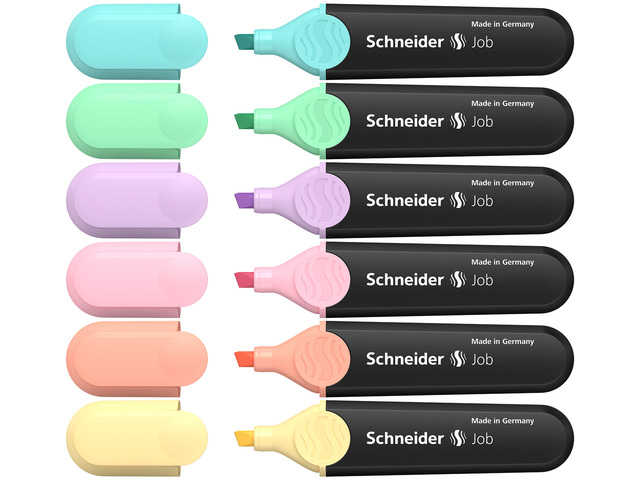 Markeerstift Schneider Job 150 assorti pastel (6)