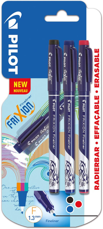 Fineliner Pilot FriXion Basic assorti (3)