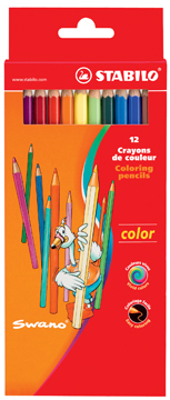 Kleurpotlood Stabilo Color assorti ophangdoos (12)