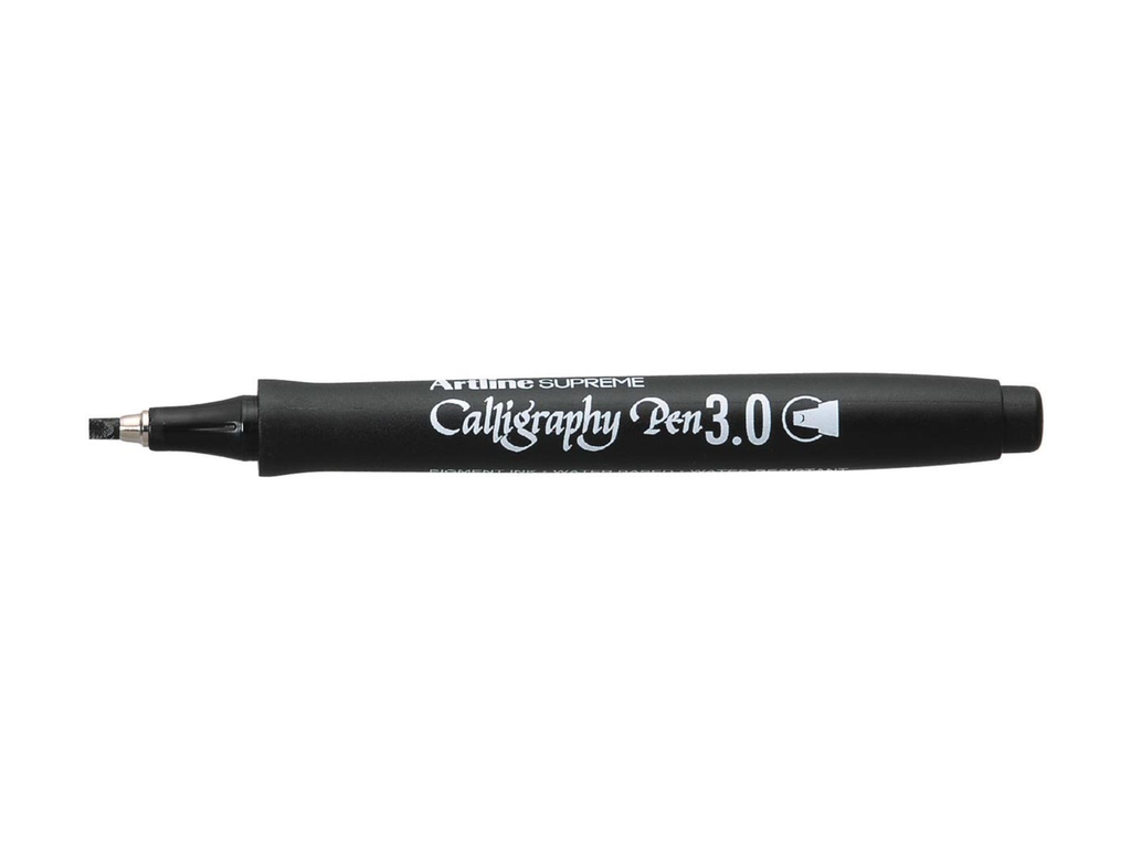 Marker Artline Supreme Calligraphy Pen 3,0mm zwart