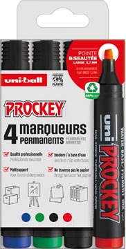 Permanent marker Uni-ball Uni prockey PM-126 etui assorti (4)