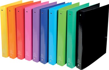 Ringmap Exacompta karton A4 4 O-ringen 30mm rug 40mm assorti