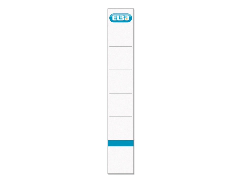 Rugetiket Elba rado kort smal 30x190mm wit (10)