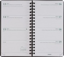 Zakagenda Brepols Ecorama Kazar 90x160mm zestalig assorti 2025 spiraalgebonden 1 week/2 pagina's