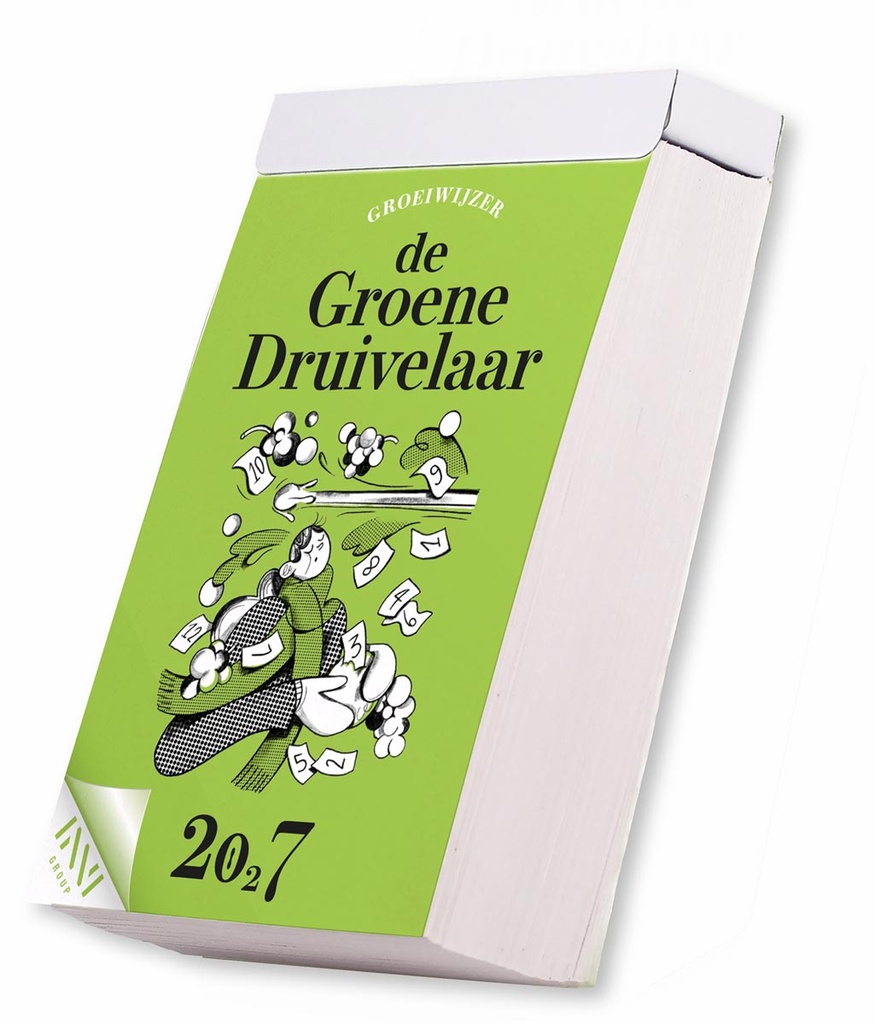 Dagblokkalender De Groene Druivelaar 2027 