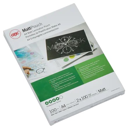 Lamineerhoes GBC A4 2x100µ mat (100)
