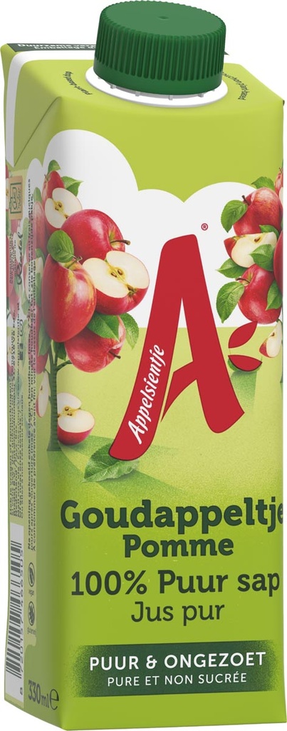 Frisdrank appelsap Appelsientje Goudappeltje 33cl (8)