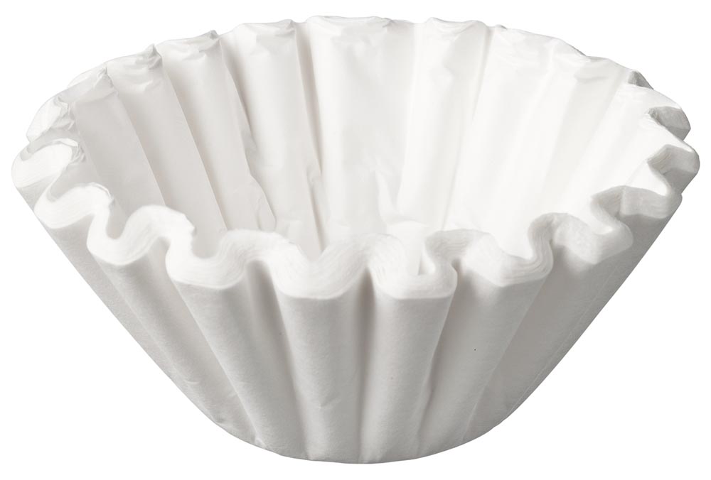 Koffiefilter Bravilor Bonamat 85/245mm voor koffiezet Mondo, TH, Iso en Novo wit (1000)