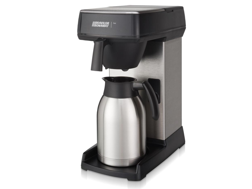 Filterkoffieapparaat Bravilor Bonamat Iso met thermoskan zilver