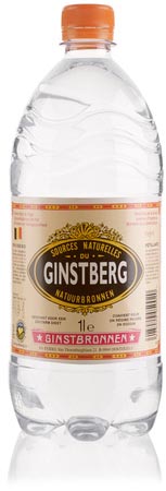 Water Ginstberg natuurlijk mineraalwater bruisend fles 1L (6)