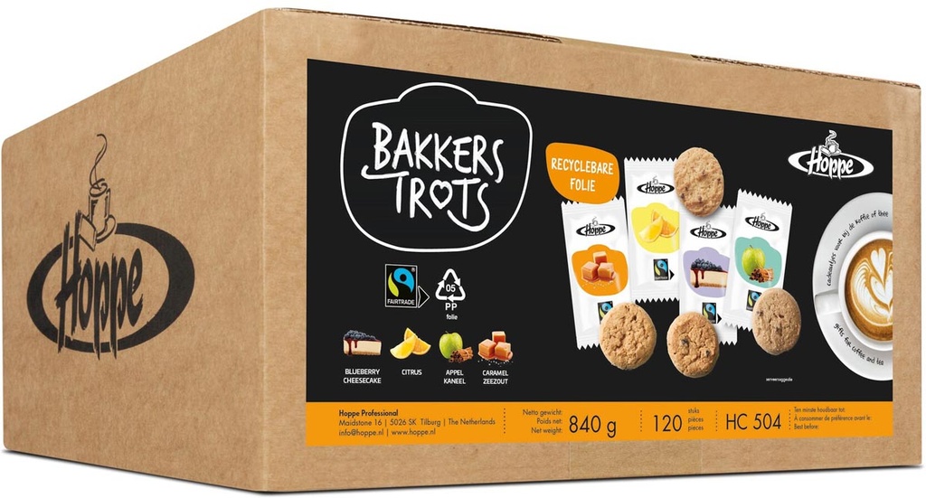 Koekjes Hoppe Bakkers Trots Fairtrade (120)