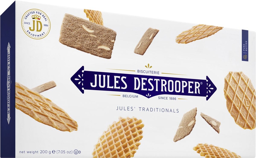 Koekjes Jules Destrooper Jules' Traditionals doos 200gr