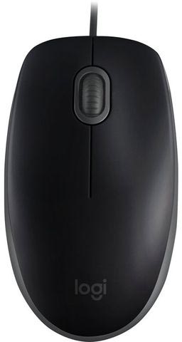 Muis met draad Logitech B110 stil zwart