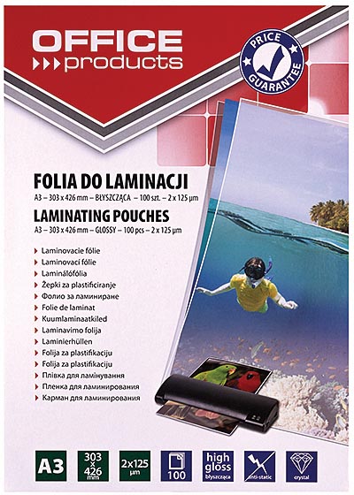 Lamineerhoes Office Products A3 2x125µ (100)