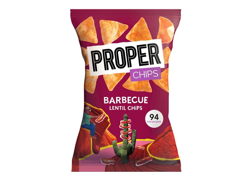 Chips Proper Barbecue Lentil zak 20g