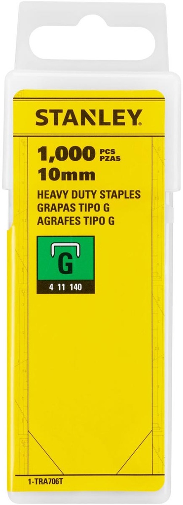 Nietjes Stanley type G 10mm (1000)