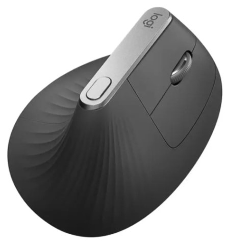 Ergonomische muis draadloos Logitech MX verticaal zwart