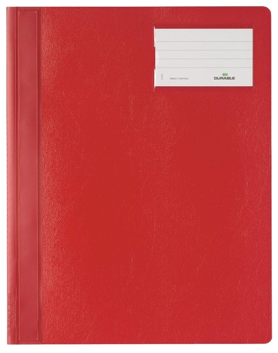 [DUR-250003] Snelhechtmap Durable A4+ opaak (rood)