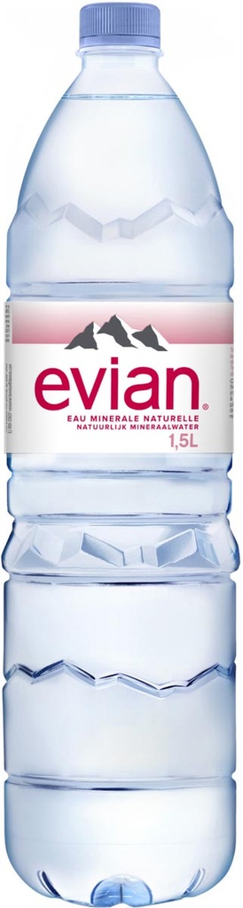 Water Evian plat niet-bruisend fles 1,5L (6)