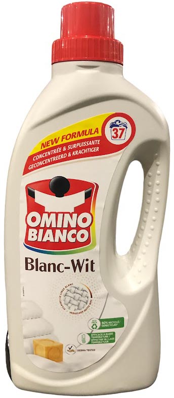 Wasmiddel Omino Bianco Wit 37 doseringen fles 1,48L