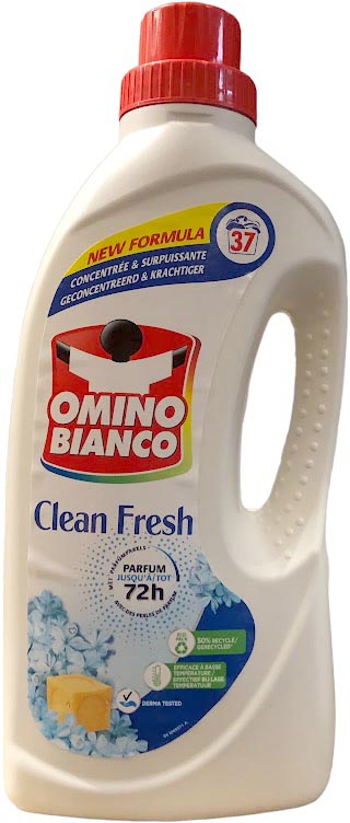 Wasmiddel Omino Bianco Clean Fresh 37 doseringen fles 1,48L