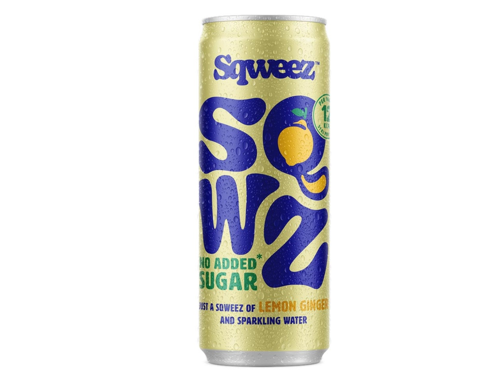 Frisdrank SQWZ Lemon Ginger BIO blikje 25cl (12)