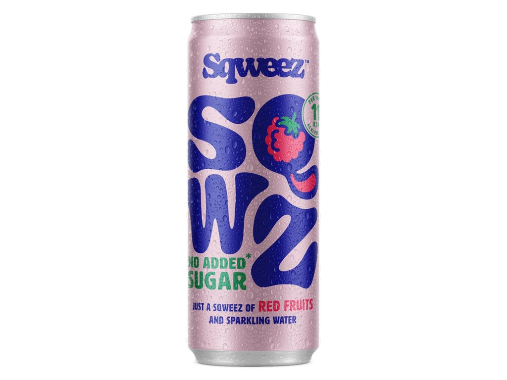 Frisdrank SQWZ Red Fruits BIO blikje 25cl (12)
