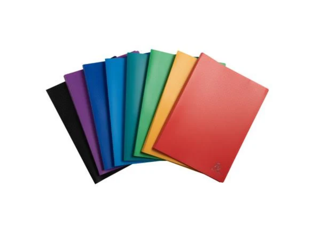 Showalbum met vaste rug Exacompta A4 PP 60 tassen assorti