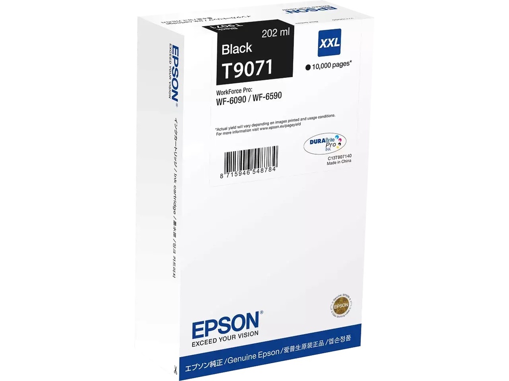 Cartridge Epson Inkjet T90714N 10.000 pag. (202ml) WF PRO BK