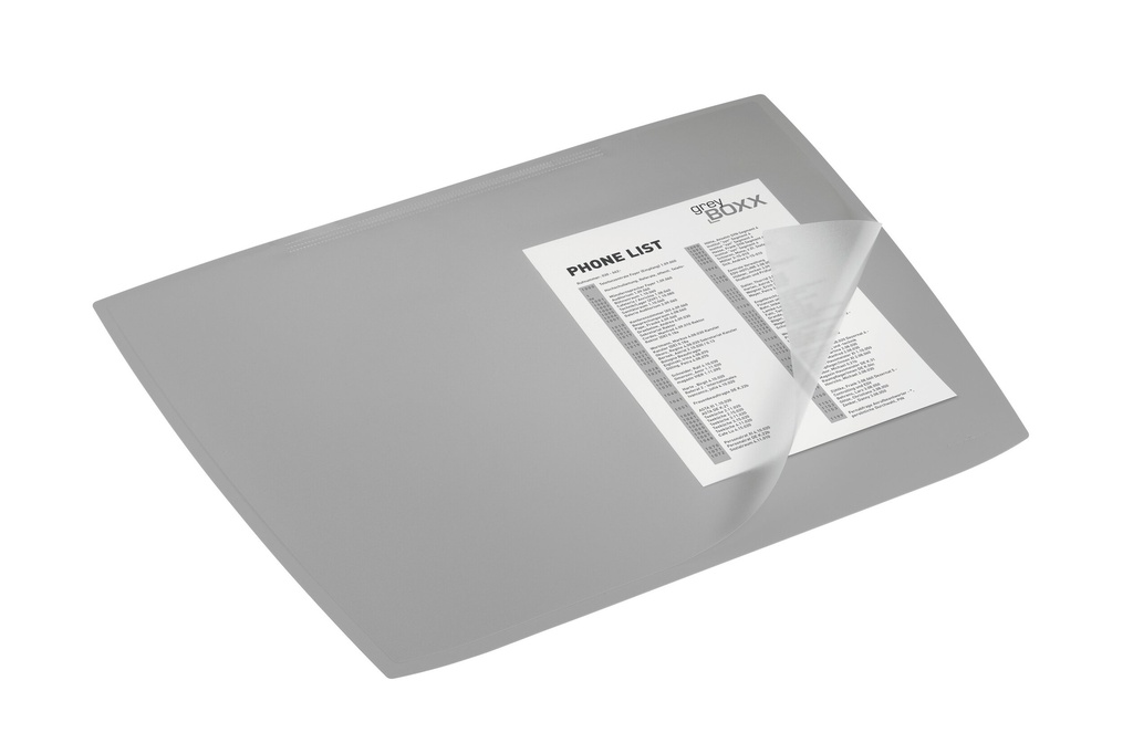 Schrijfonderlegger Durable Artwork PP 590x470mm met transparante cover