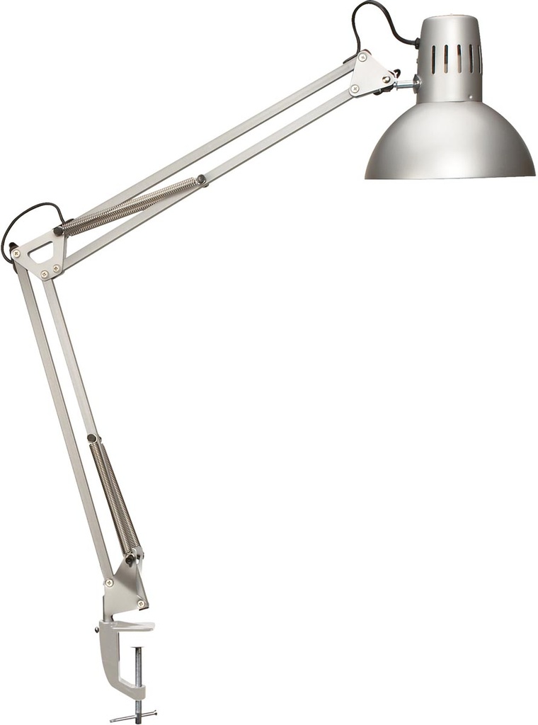 Bureaulamp Maul Study metaal excl lamp met tafelklem zilver