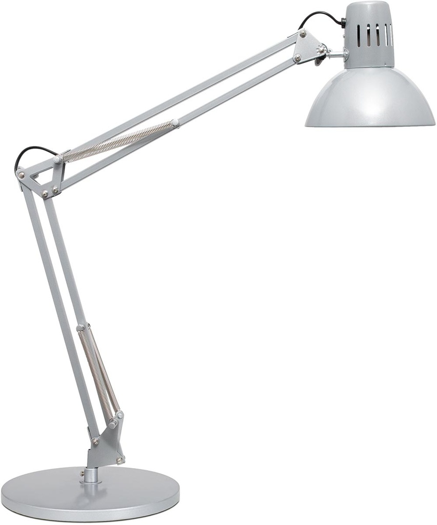 Bureaulamp Maul Study metaal op voet zilver
