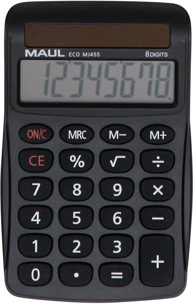 Bureaurekenmachine MAUL ECO MJ 455 zwart