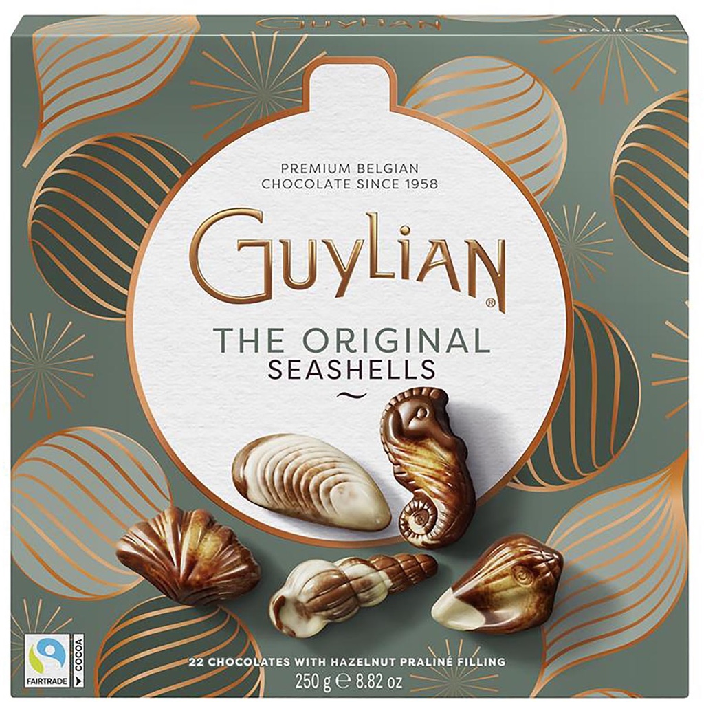 Chocolade Guylian zeevruchten Xmas Edition doos 250g