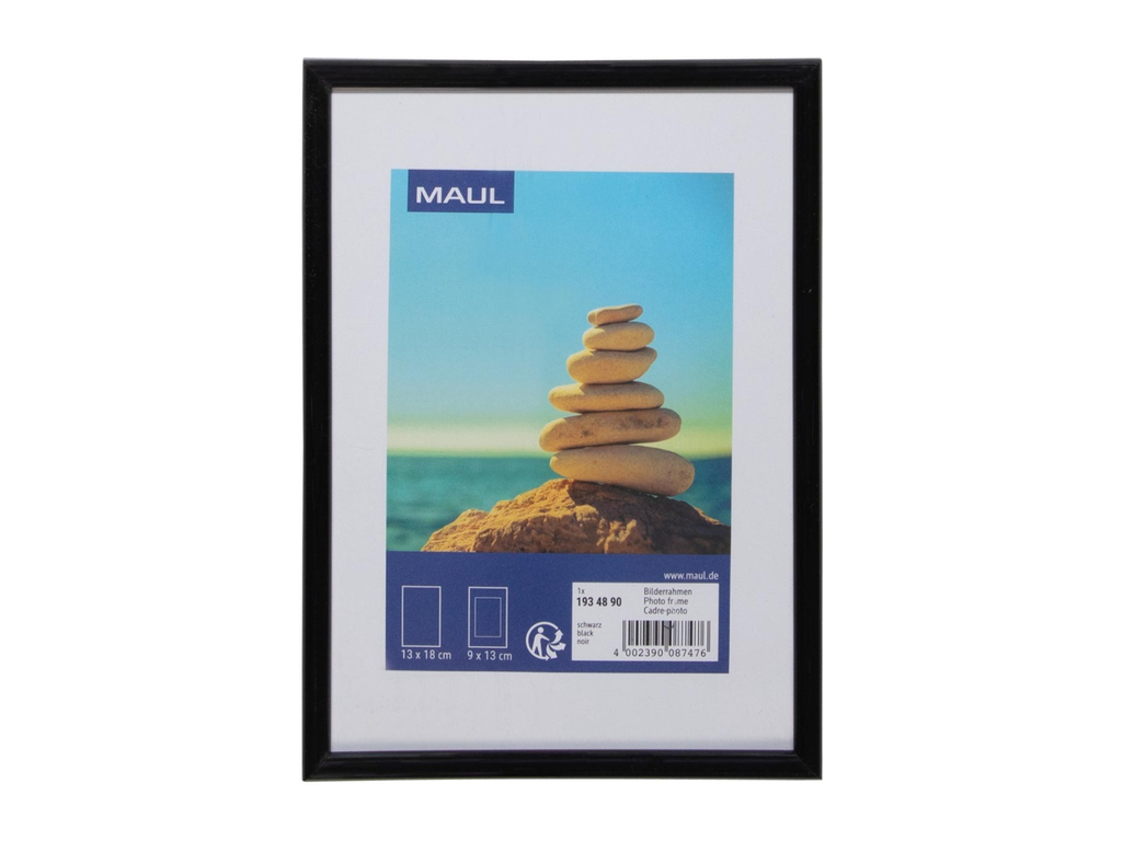 Fotolijst MAULart kunststof frame 13x18cm zwart