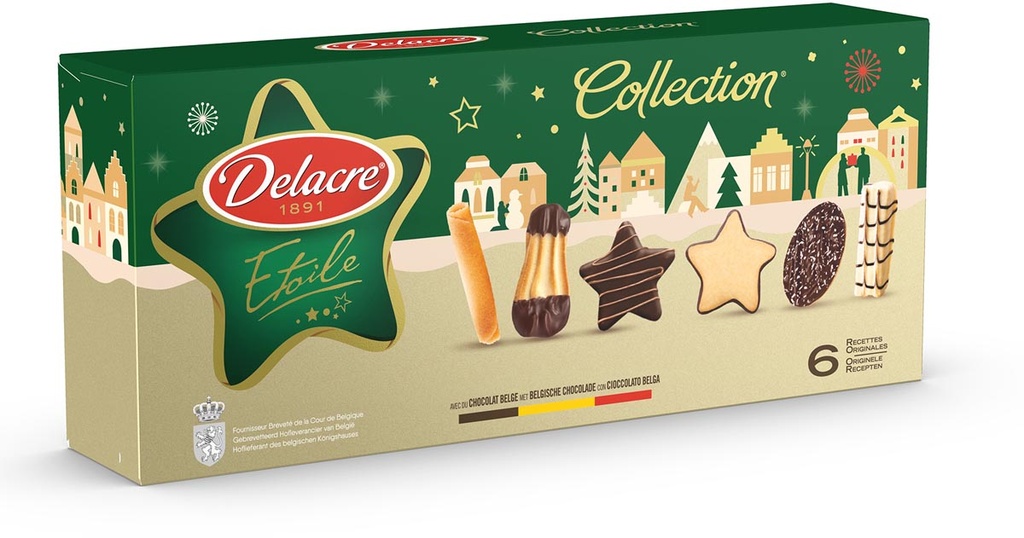 Koekjes Delacre ster collection doos 150g