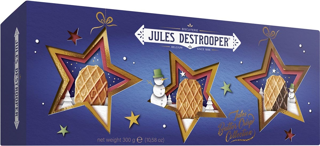 Koekjes Jules Destrooper Butter Crisp collectie doos 300g